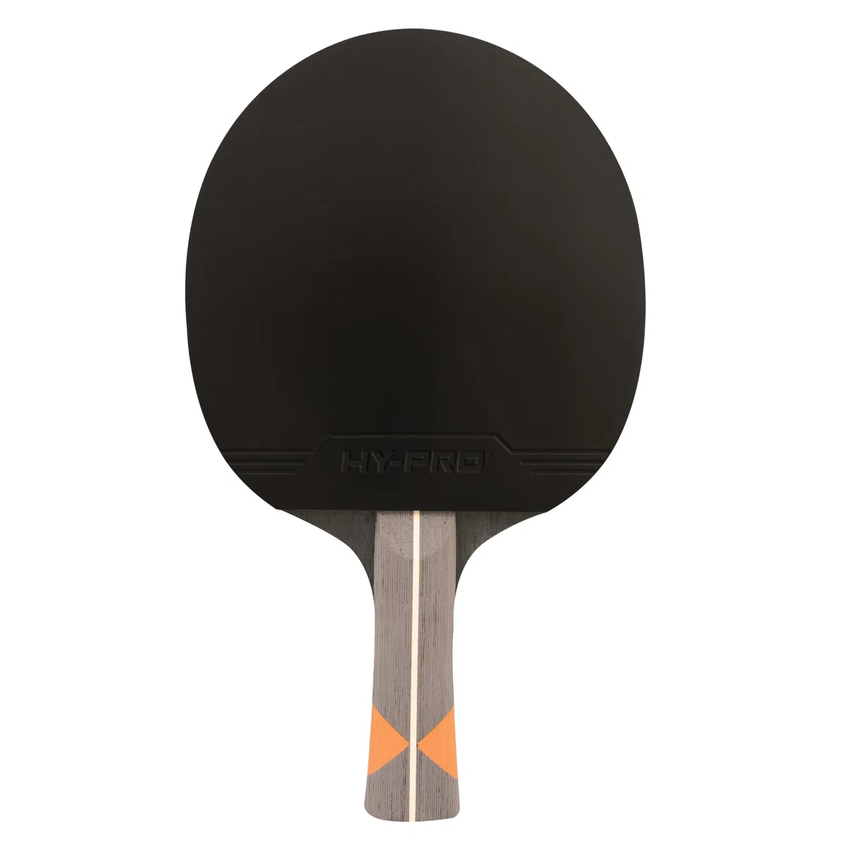 Hy-Pro Bate de Tenis de Mesa, núcleo de Fibra de Carbono, Madera Duradera de 7 Capas, Esponja de 2 mm, con Cubierta para la Cabeza, Calidad de Rendimiento, Giro y Control Superiores