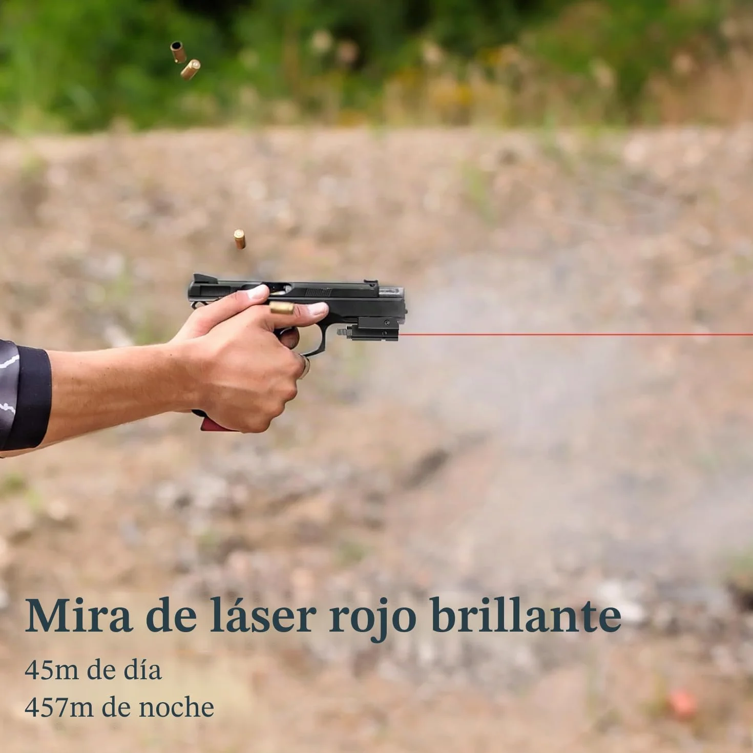 KinZon Visor láser rojo alta precisión 20 mm Picatinny/Weaver para pistolas carabinas armas tácticas