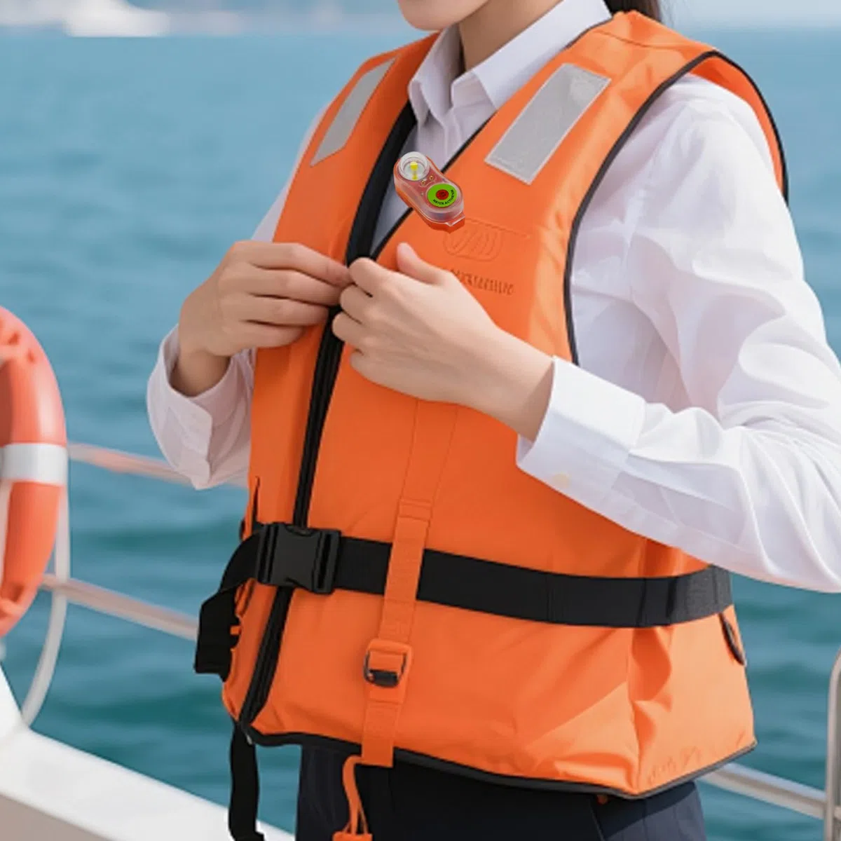 Luz para chaleco salvavidas 6 piezas Luces para chaleco salvavidas Luces estroboscópicas Luz de emergencia Emergencia estroboscópica activada por agua para rescate marino y acuático.