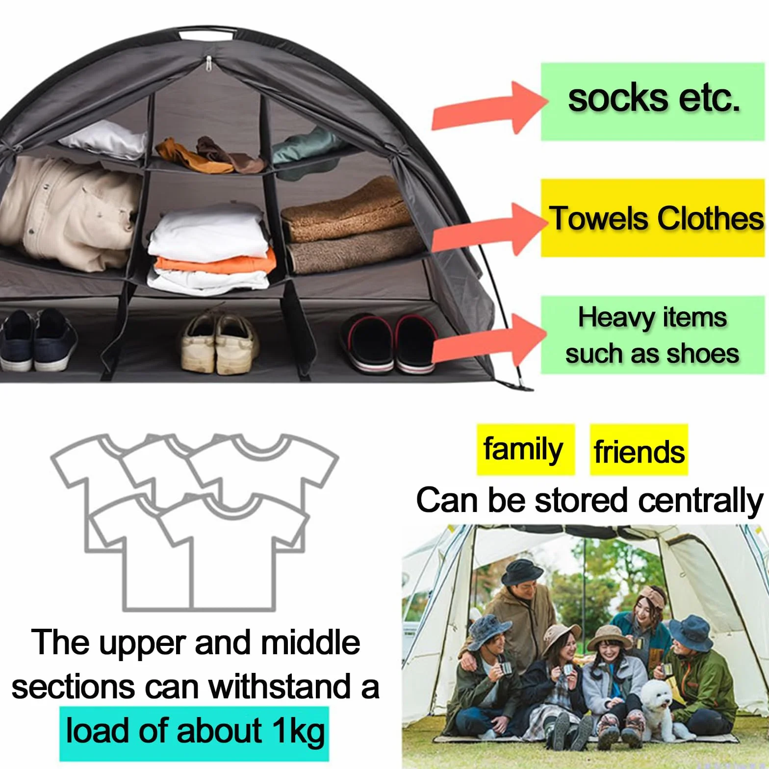 Armarios De Camping, Armarios De Camping Plegables con Compartimentos De Almacenamiento, Cocina De Camping Al Aire Libre, Armarios De Cocina De Camping Plegables con Estructura De Aluminio