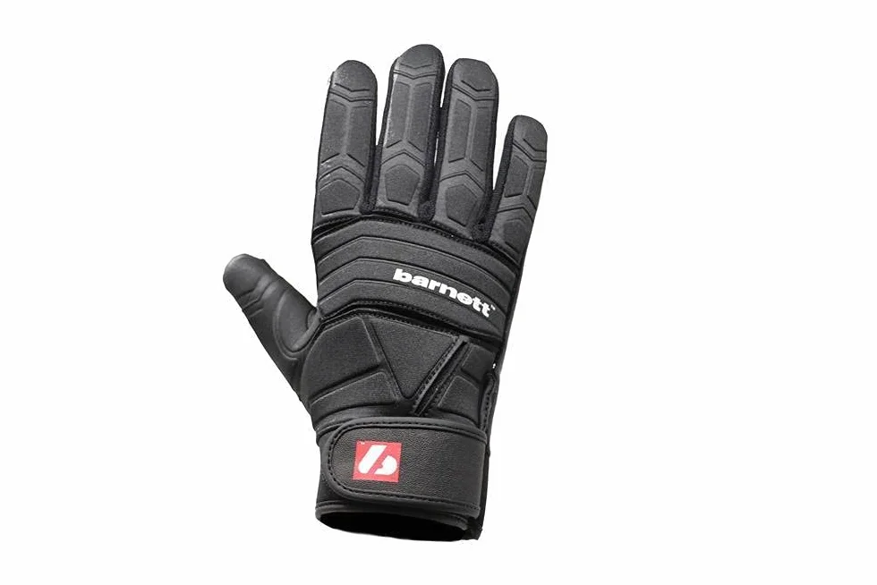 BARNETT FLG-03 Professional Linemen - Guantes de fútbol, Color Negro