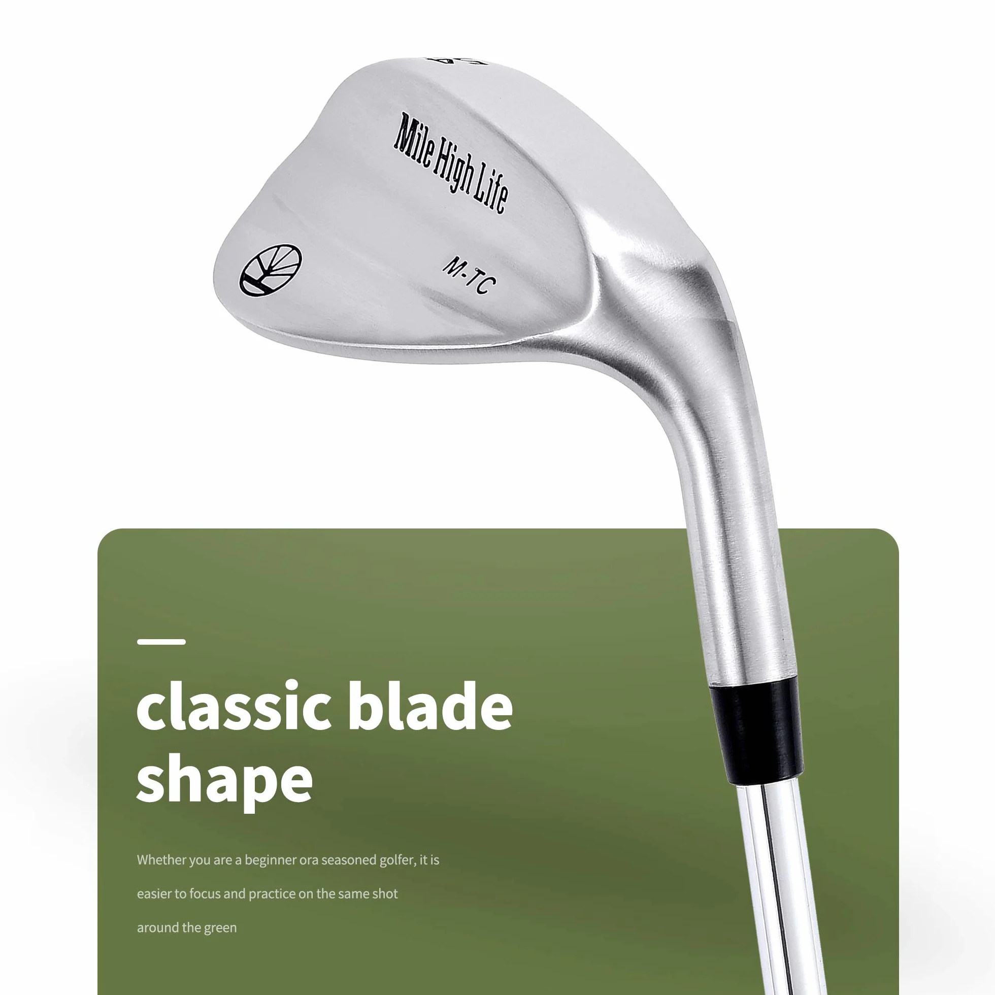 Mile High Life Golf Sand Wedge Ball Set Beginner Gap Wedge Lob Wedge 50 52 54 56 58 60 Right Hand