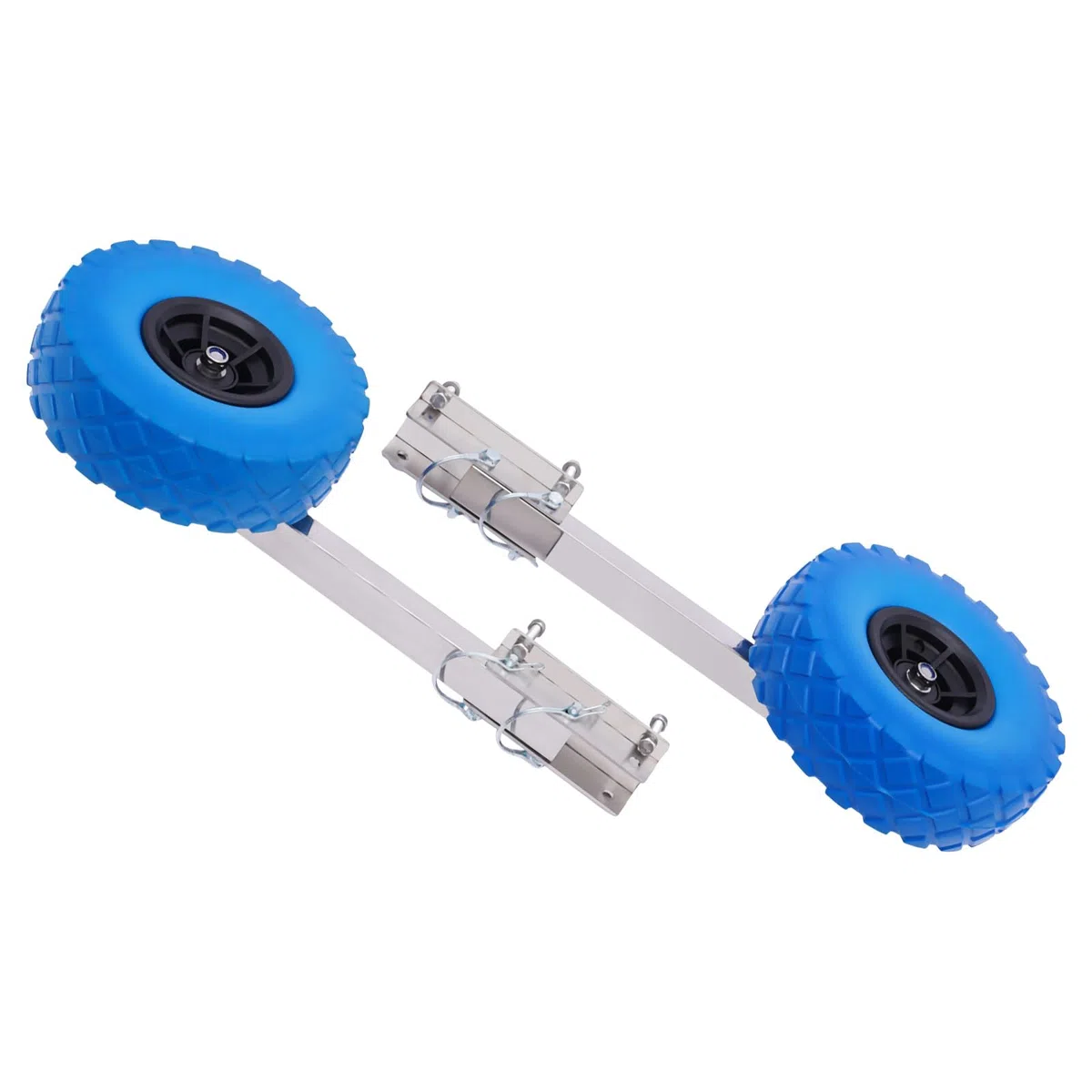 Ruedas traseras deslizantes para botes neumáticos, acero inoxidable, ruedas de transporte para bote inflable yate Tender 10''x3''