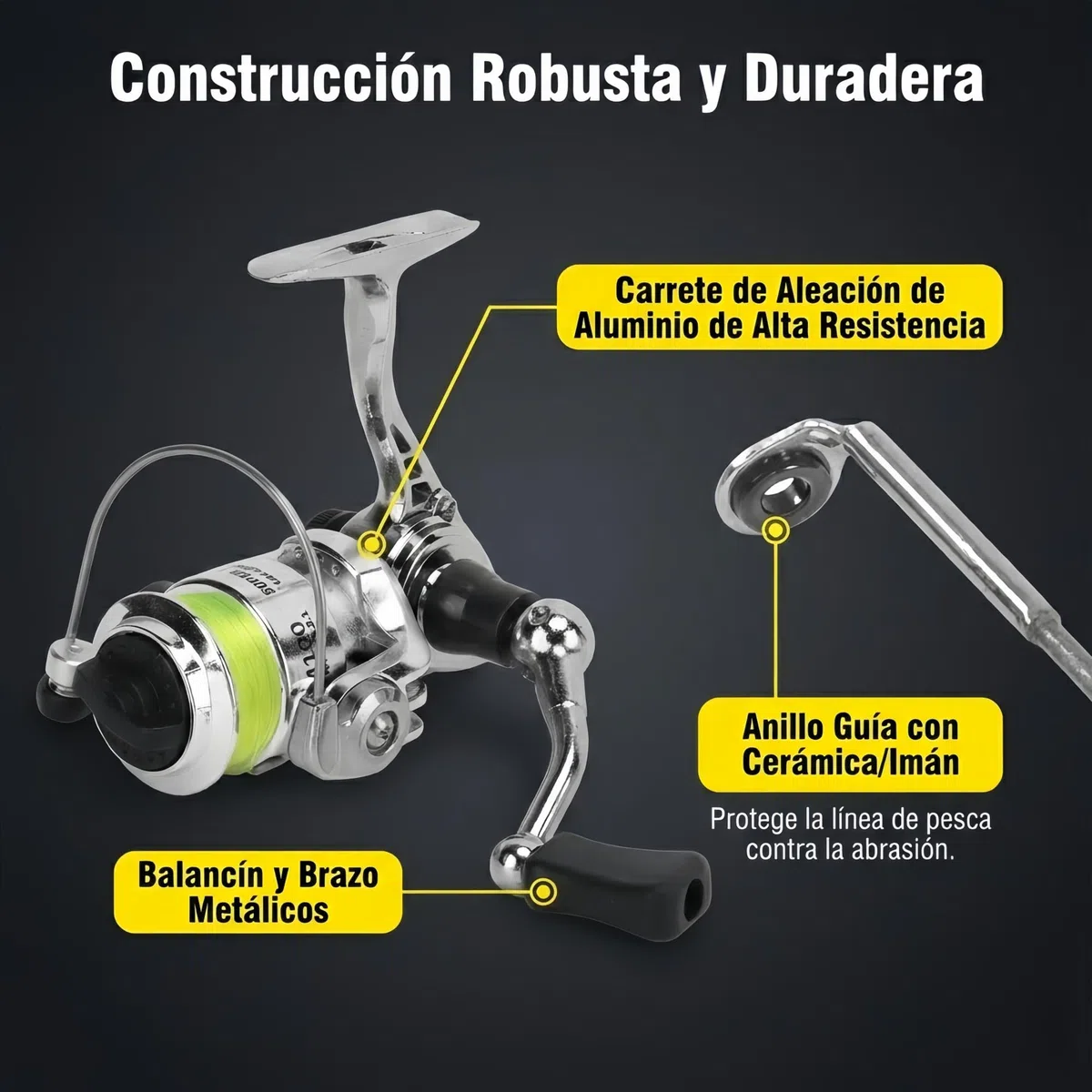 Caña de Pescar Mini bolígrafo portátil, Mini caña de Pescar, Aluminio aviación retráctil Anillo magnético Carrete 2 mas 1BB Ratio 4.3 a 1, Equipo para Hielo río 20 cm (Verde)