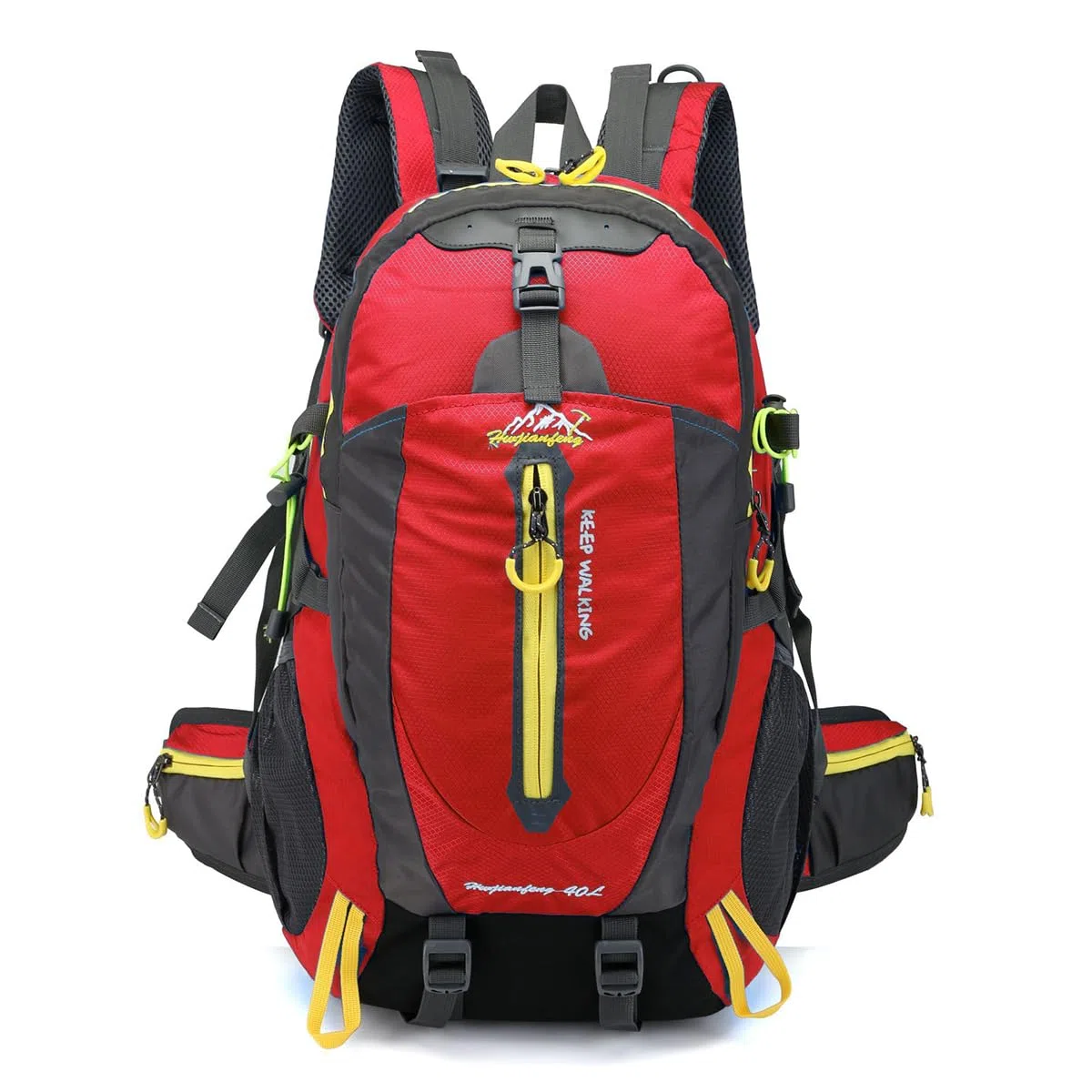 Mochila Senderismo 40L,Mochila Trekking Impermeable con Correas Ajustables Mochila para Hombres Mujeres Senderismo Camping Trekking