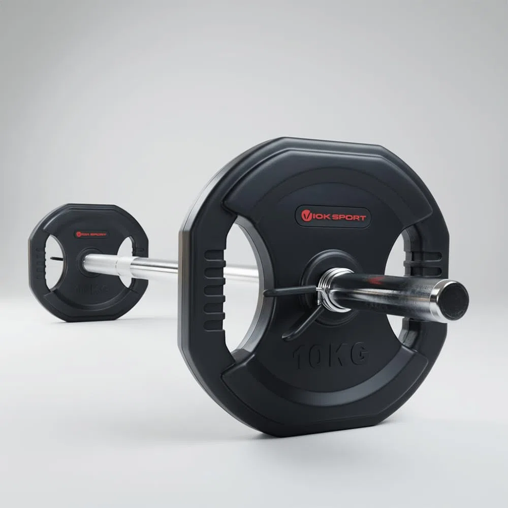 Disco Pump 10 kg – Ideal para Clases de Fitness, Musculación y Ejercicio en Casa o Gimnasio – Viok Sport