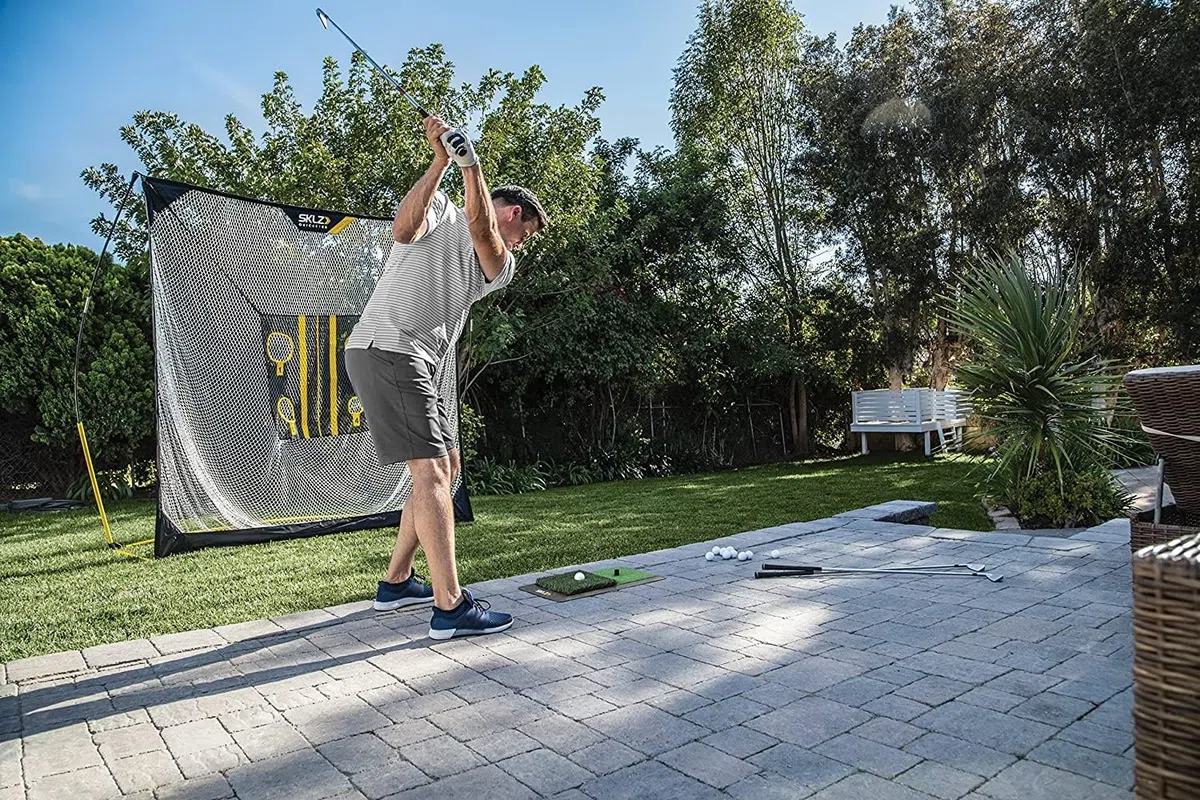 SKLZ Launch Pad - Alfombrilla de césped sintético de Golf