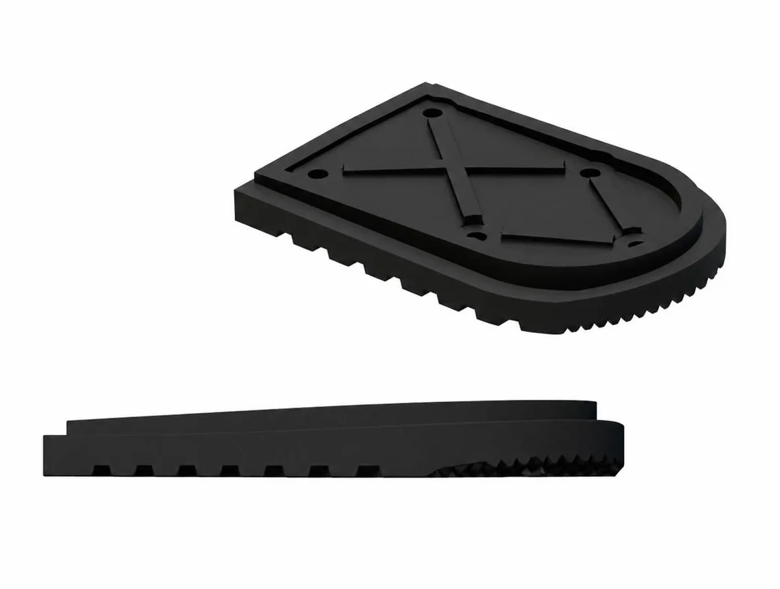 Pack 2 Taloneras de Repuesto Salomon Symbio Grip Pad Tallas 22-33 Suelas Botas Esquí Alpinismo Trekking TPU 64D Reforzado