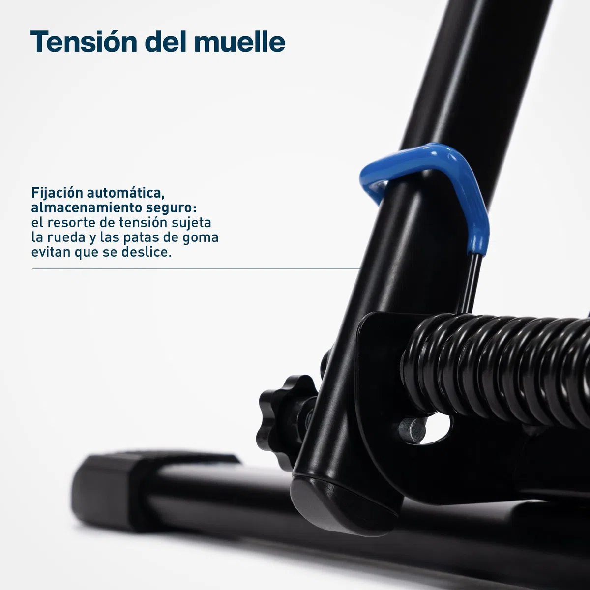 Soporte para Bicicleta de hasta 29 Pulgadas, Soporte para Rueda Delantera y Trasera con fijación al Suelo, Adecuado para Bicicleta de montaña, Bicicleta de Carretera, etc. Stanley Stand by BikeBroz