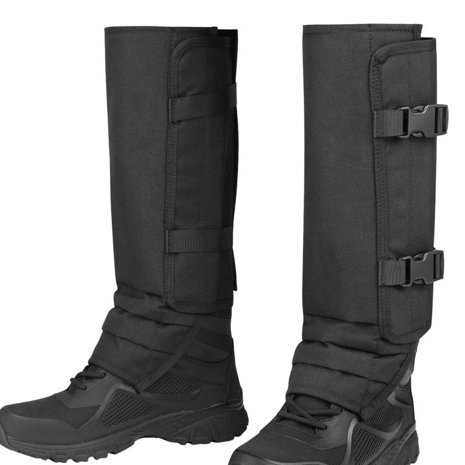 Waterproof Hunting Leg Gaiters 1-Pair Bite-Proof Lightweight Adjustable Outdoor Trail Running Camping