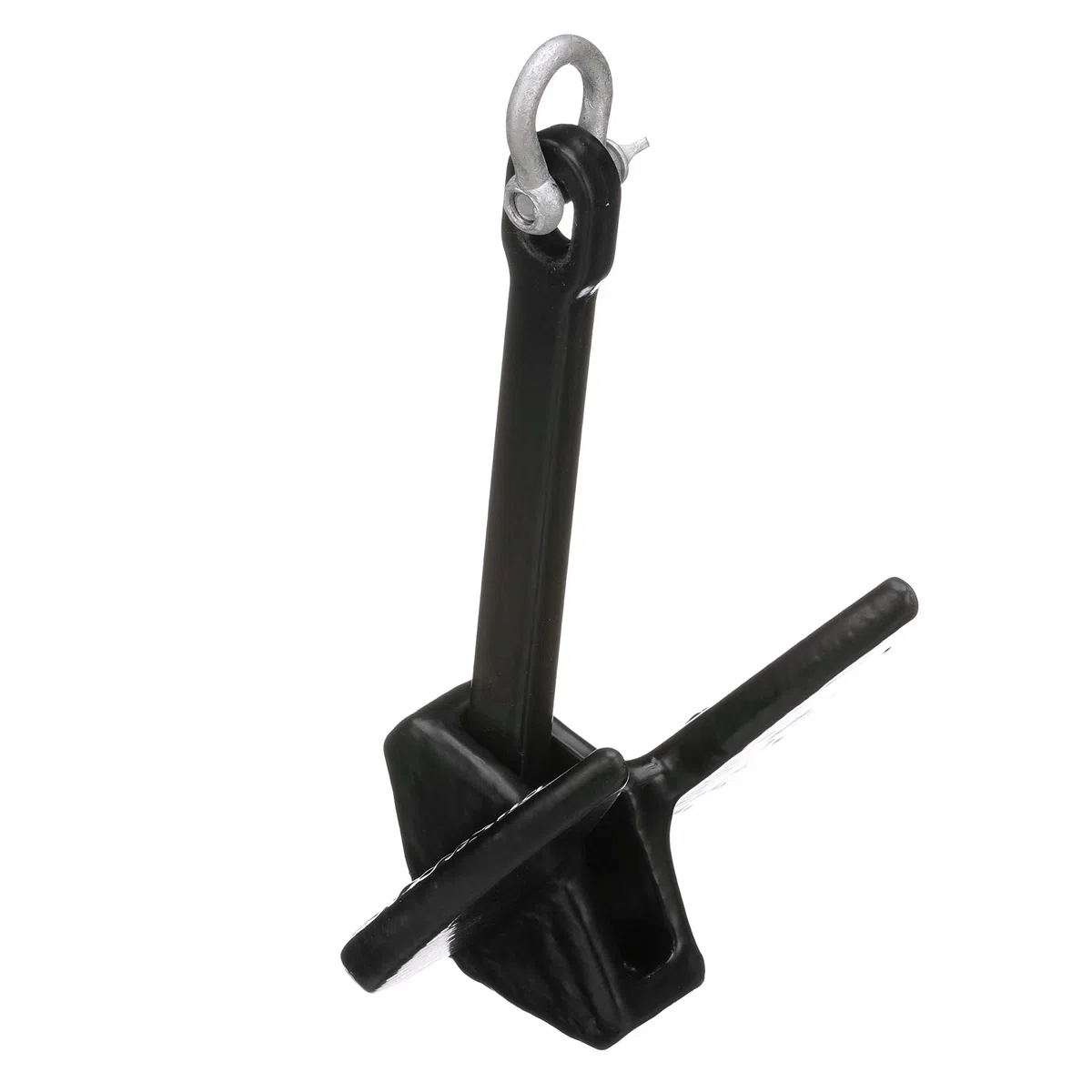 Seachoice Navy Anchor - Hierro Fundido - Uso en Grava, Piedra y Fondos de esquisto - Chapado en Aluminio - Múltiples tamaños