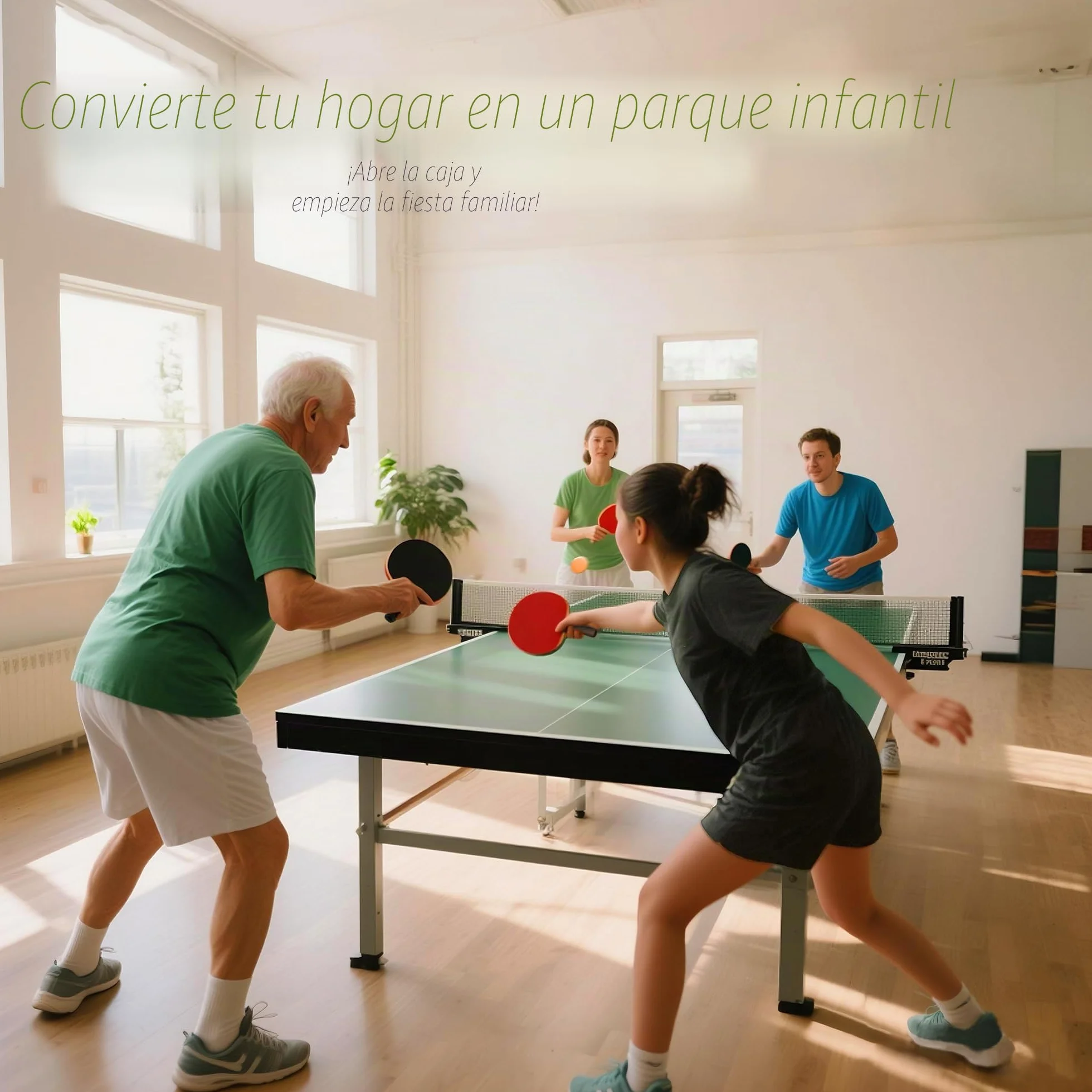 Palas de Ping Pong, Set de Alto Rendimiento - Palas de Tenis de Mesa, Pelotas de Ping Pong, Caja de Almacenamiento - Palas de Ping Pong - Mesa de Ping Pong Exterior, Interior (4 Bats)