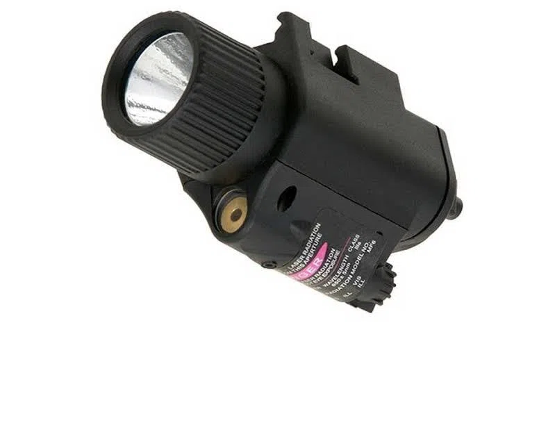 Trimax Linterna táctica con mira punto rojo integrado | Uso exclusivo deportivo. Linterna tipo laser para pistolas de aire y airsoft.