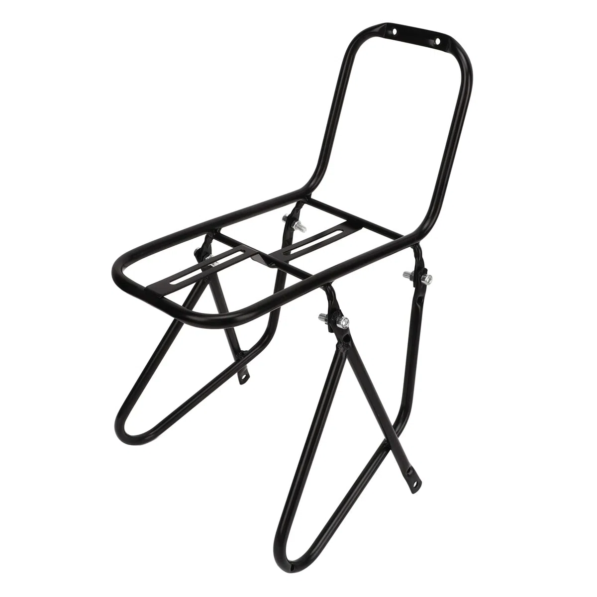 RiToEasysports Portaequipajes Delantero para Bicicleta, Portabicicletas de Carga Delantera de Acero de Alta Resistencia para Bicicleta de Montaña Estanterías De Ciclismo Y Almacenamiento