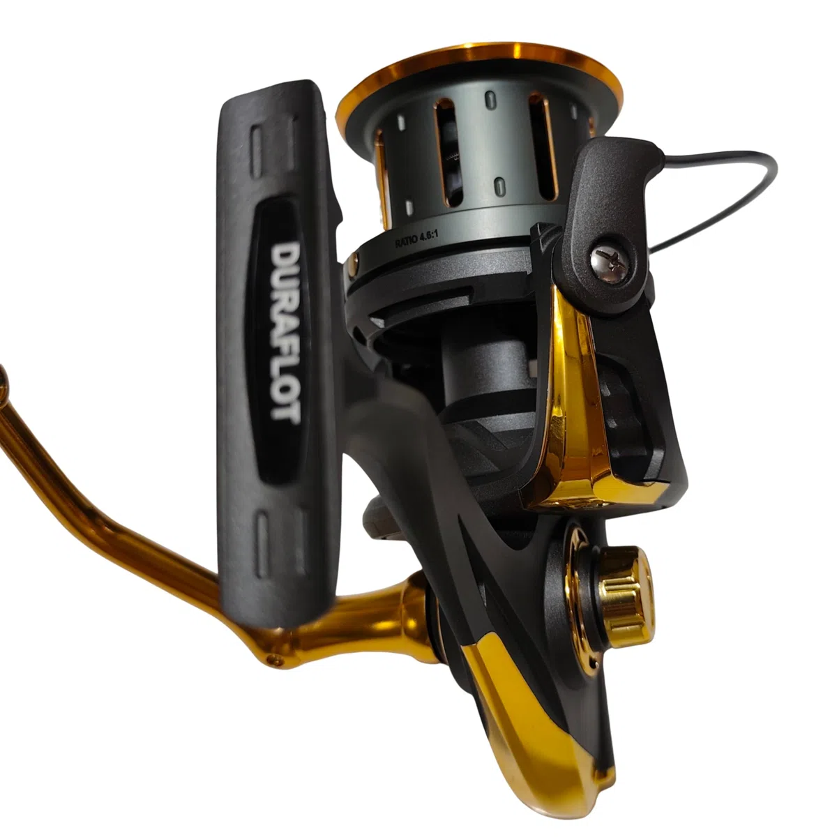Carrete Infernal 10000 – Carrete Surfcasting de Mar | Freno de Carbono 16 kg | 7+1 BB INOX | Ratio 4.6:1 | Worm Shaft | Bobina Aluminio + Extra Grafito | Anti-Reverse