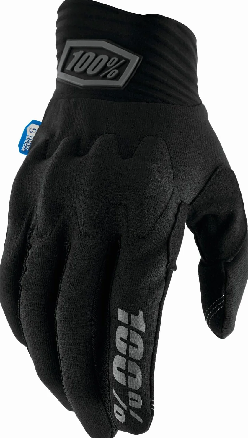 100% Desconocido, Cognito Smart Shock Gloves Adulto, L, Black | Guantes Powersports