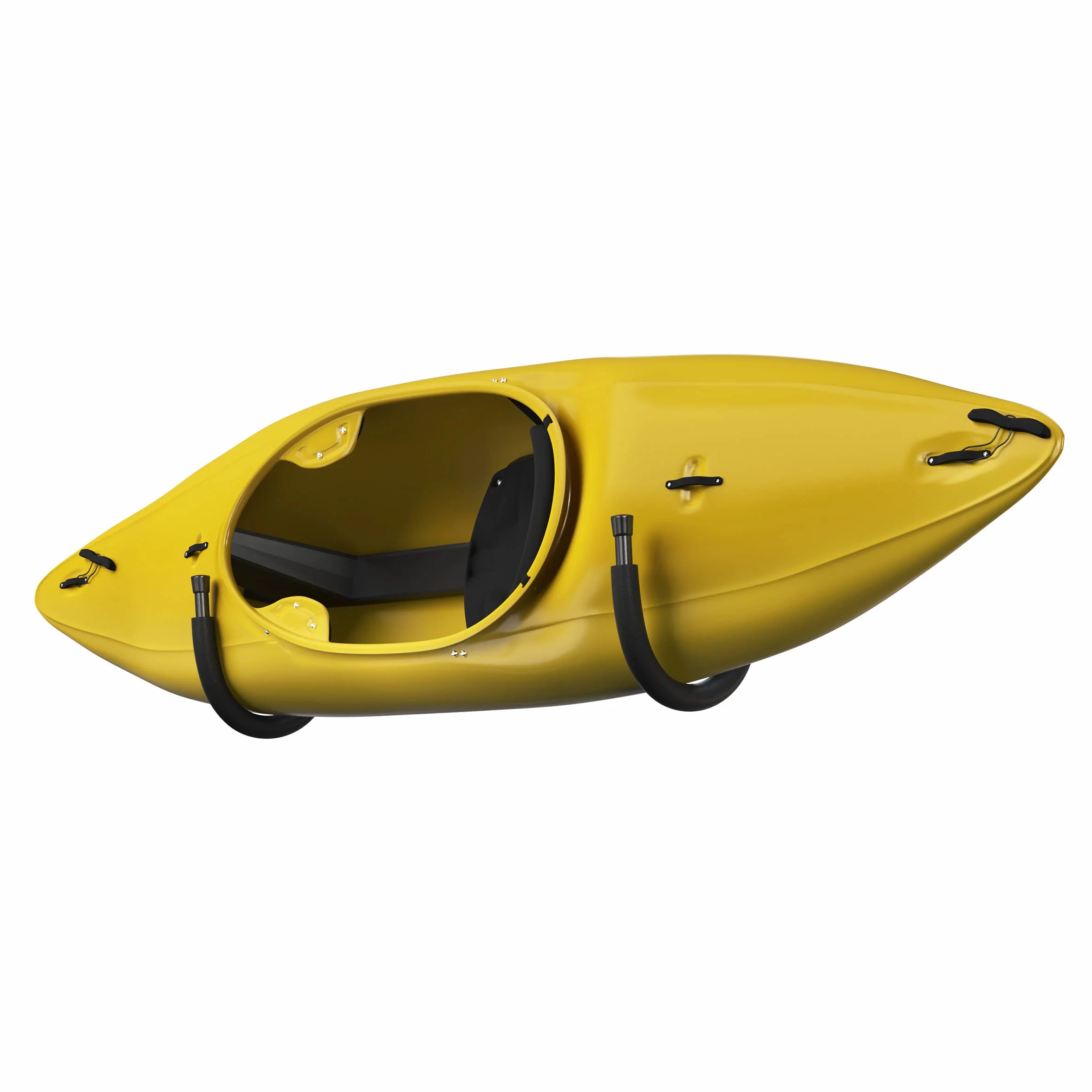 RAD Sportz Ganchos de pared para kayak, capacidad de 100 libras, almacenamiento para garaje o cobertizo, color negro