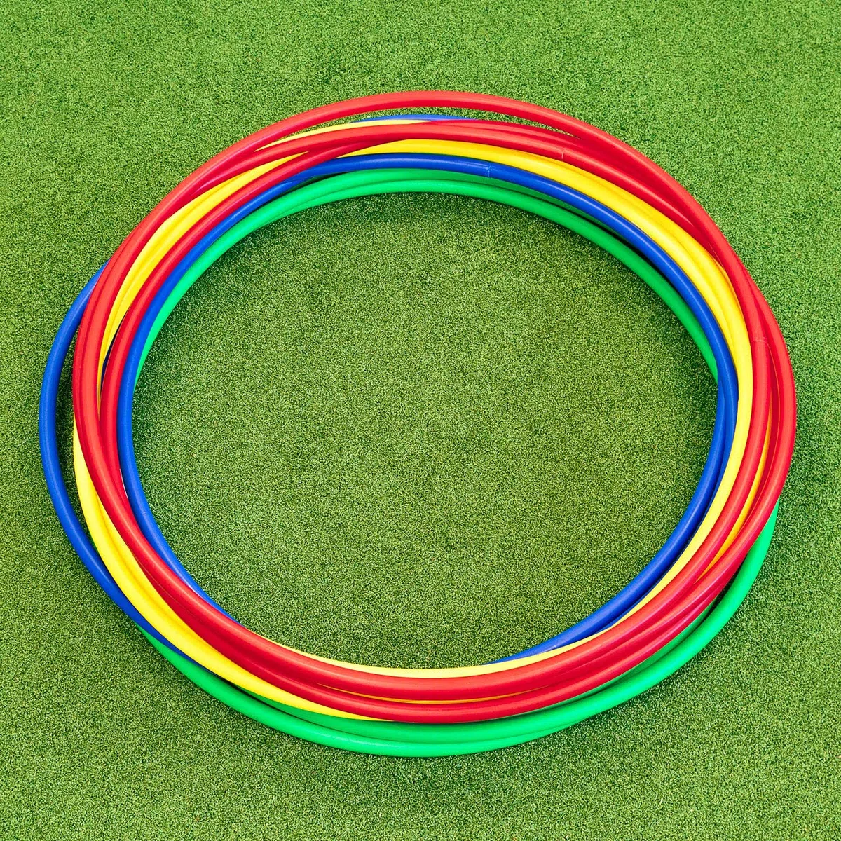METIS Aro de Hula Hoops - Fitness, Danza y Ejercicio | Paquete de Aros 6 o 12 - Varias Opciones de Color | Tamaños de Aro: 45 cm, 60 cm, 76 cm y 92 cm | Ejercicio para ninos y Adultos
