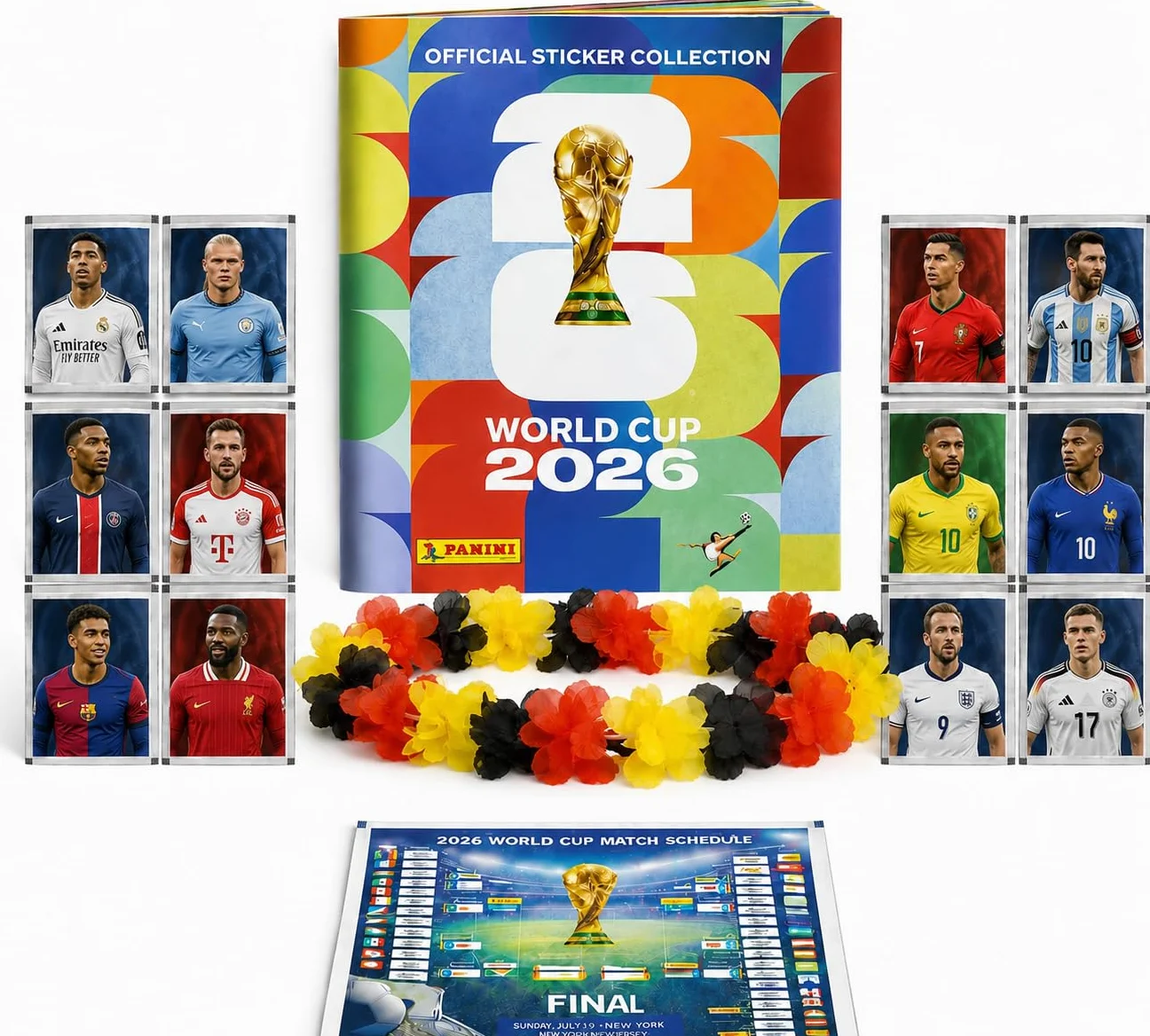 Panini Álbum Copa Mundial 2026 XXL Set con Stickers y Calendario