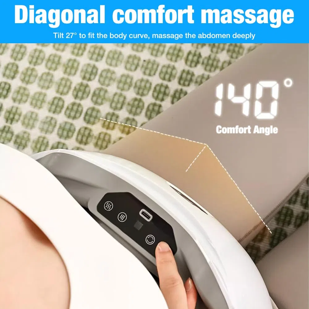 Máquina Reductora De Grasa Abdominal, Masajeador abdominal inalámbrico eléctrico, Cinturón Vibratorio Inalámbrico, para Waist Trainer, Relajación en Oficina, Hogar y Postparto