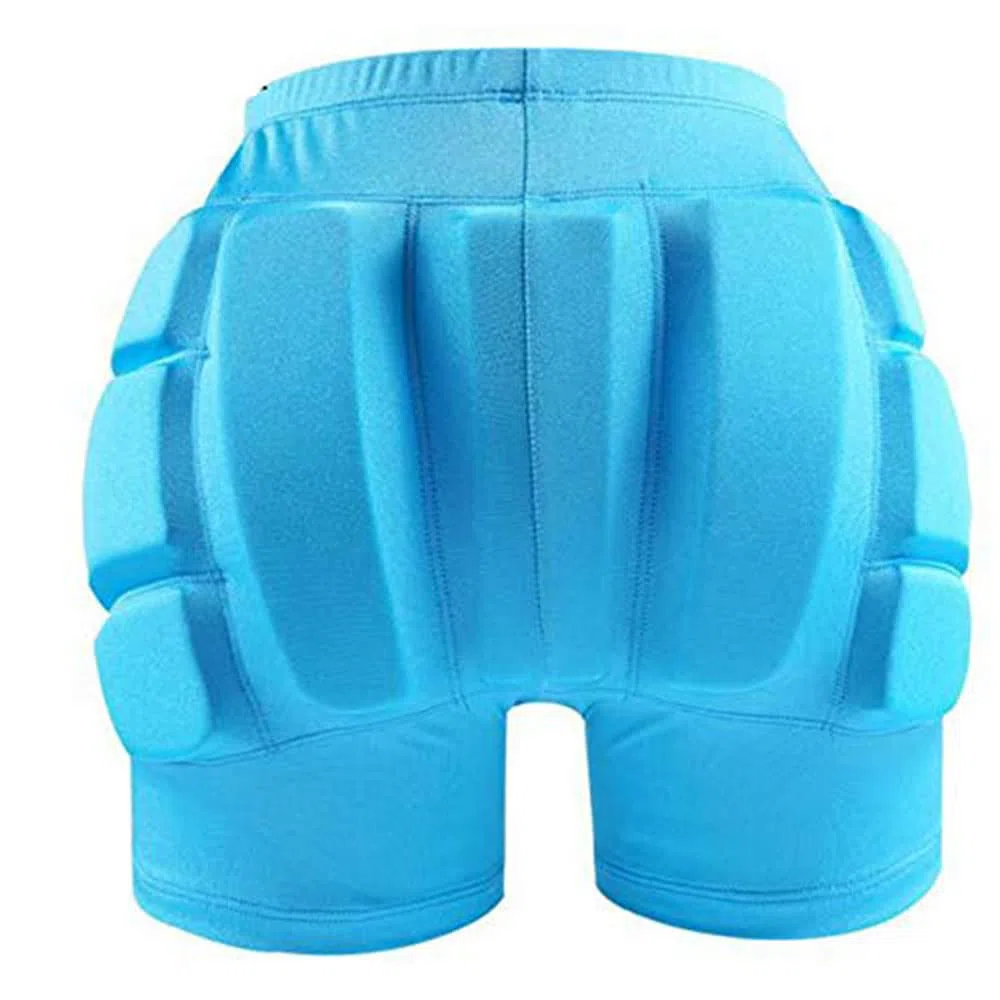 LIUHUO Pantalones Cortos Acolchados para protección de Cadera, esquí, Patinaje, Nieve, Choque, Caderas, coxis y glúteos
