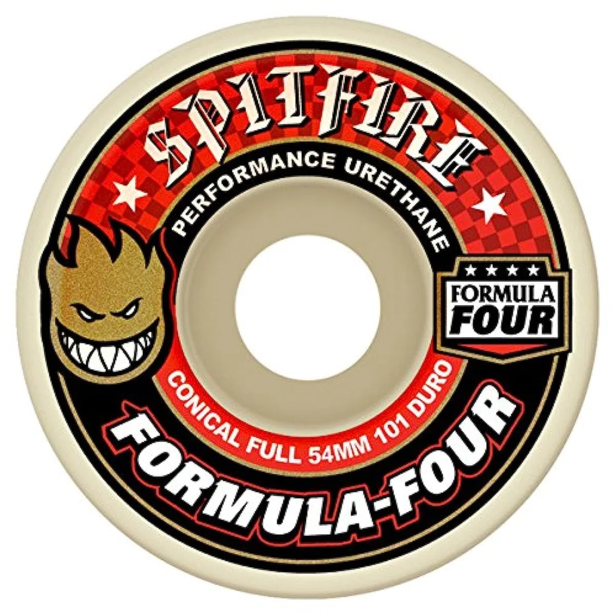 Spitfire F4 101d Concl – Juego de 4 Ruedas de Skateboard Unisex, Multicolor