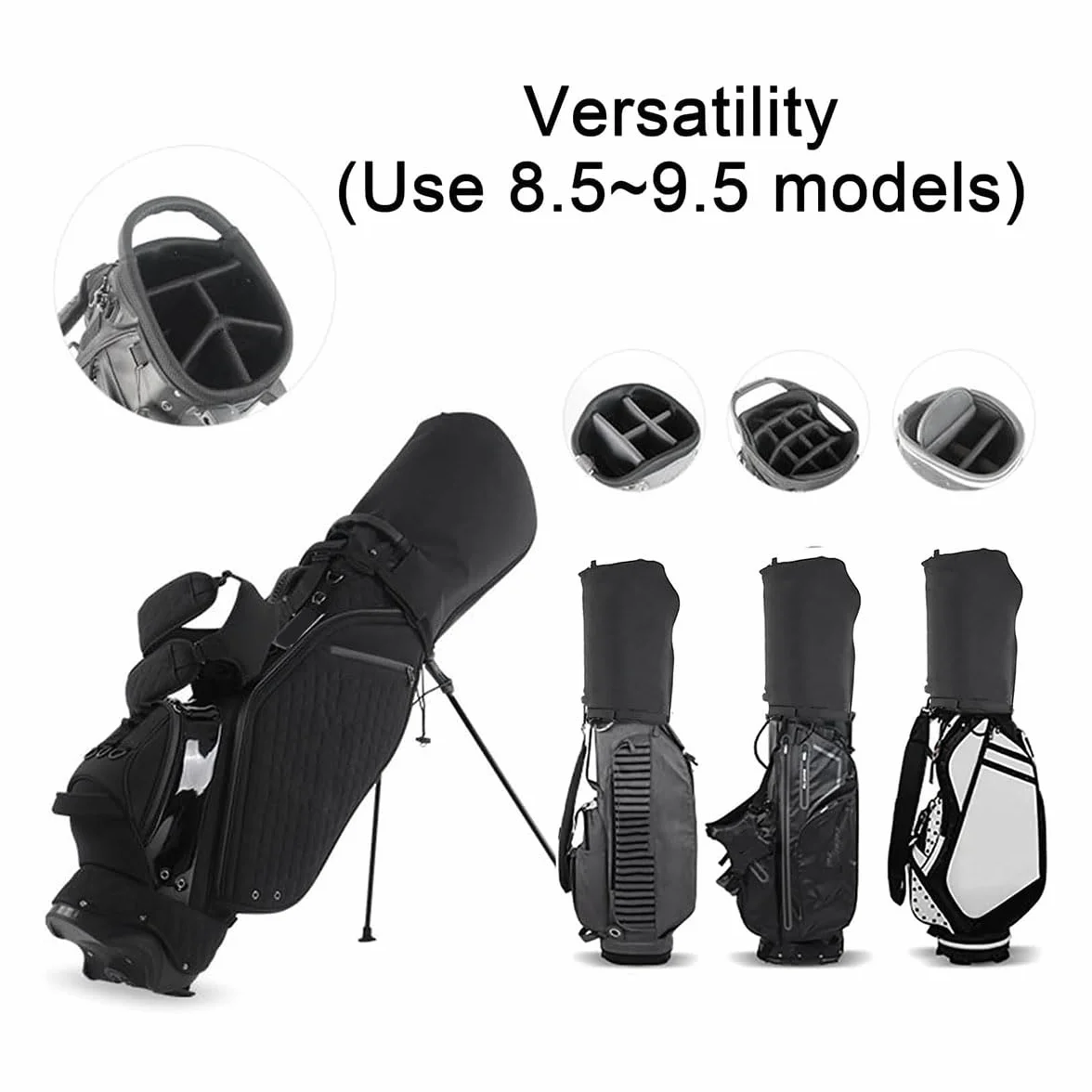 Capucha para Lluvia para Bolsa de Golf, Cubierta Impermeable para Bolsas de Viaje y Carrito