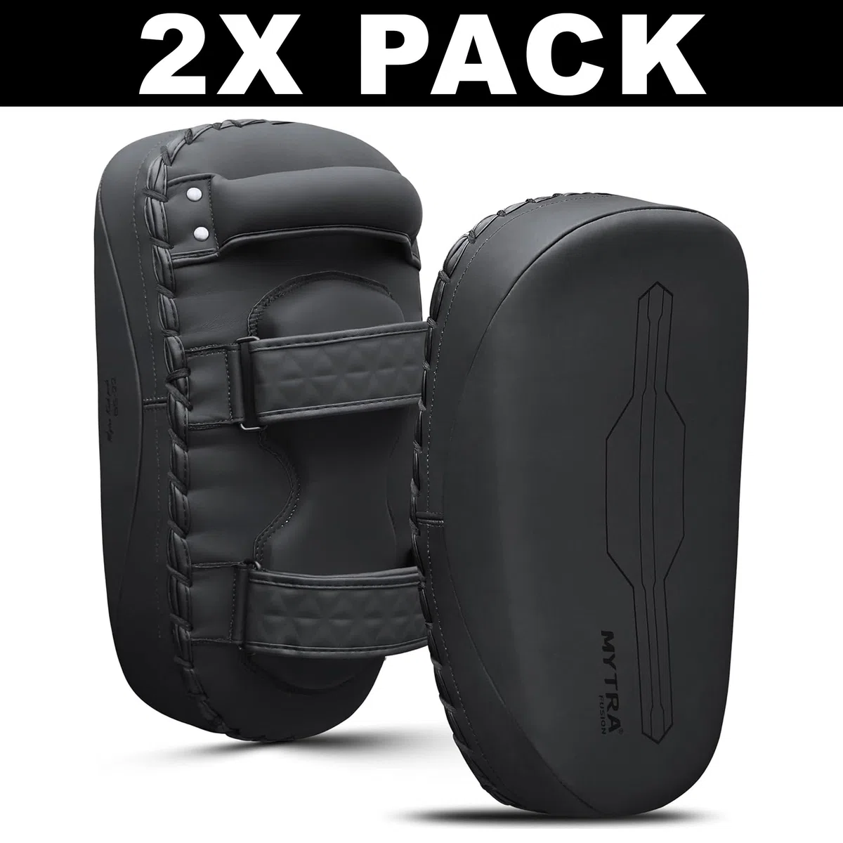 Mytra Fusion paos Muay Thai Curvo pao Muay Thai para Artes Marciales, Kickboxing, Taekwondo, Entrenamiento, paos Patadas Muay Thai Pads X 1 Unidad Individual