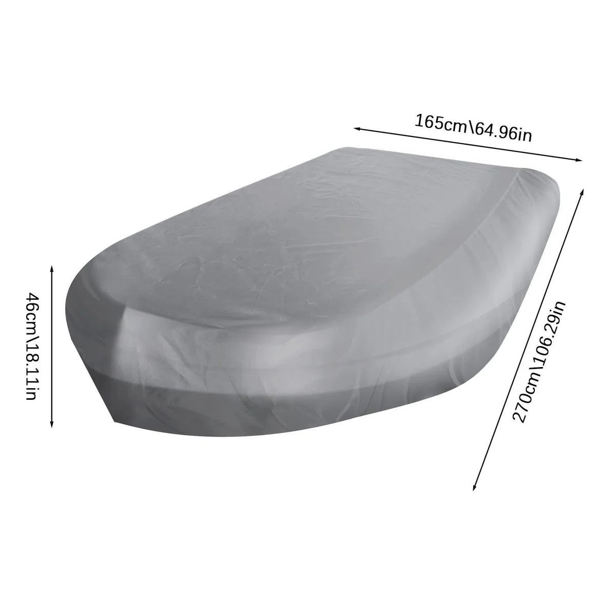 Cubierta de barco resistente, equipo de protección anti-UV, cubierta de barco pequeña a grande, cubierta de barco a prueba de polvo para kayak, goma, barcos de pesca