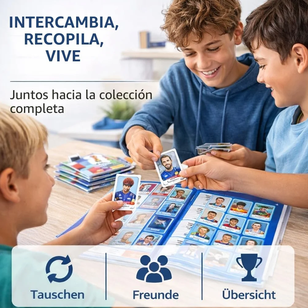 TK Gruppe Timo Klingler XXL Set Panini Copa Mundial 2026 Álbum Original Calendario de Partidos Collar de Flores Alemania Bundle Colección