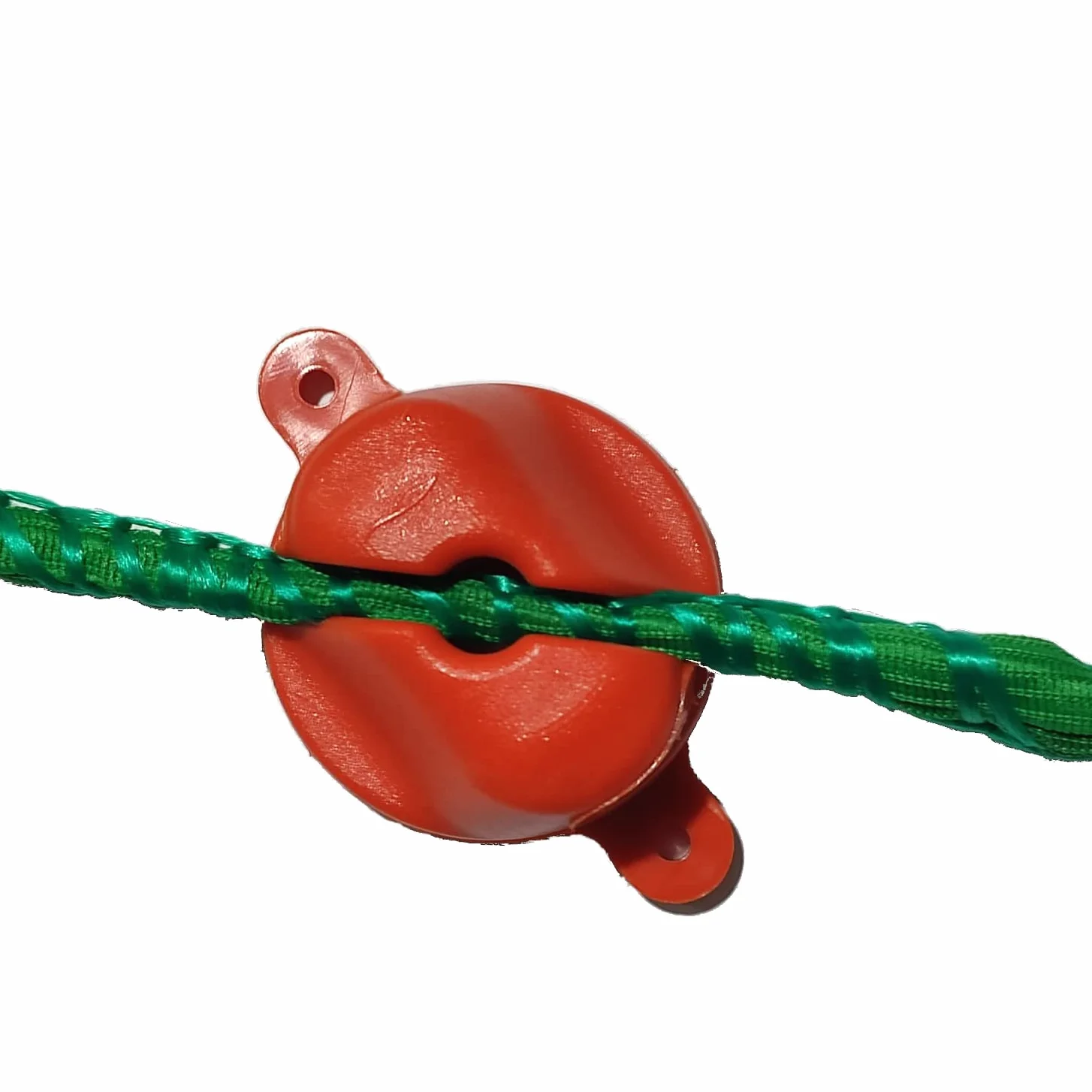 Ganchos sujeta Redes Universales sujeta Redes antilesión para porterías de fútbol y Balonmano Color Naranja de Nylon inyectado con Tornillo autotaladrante Incluido (Naranja)