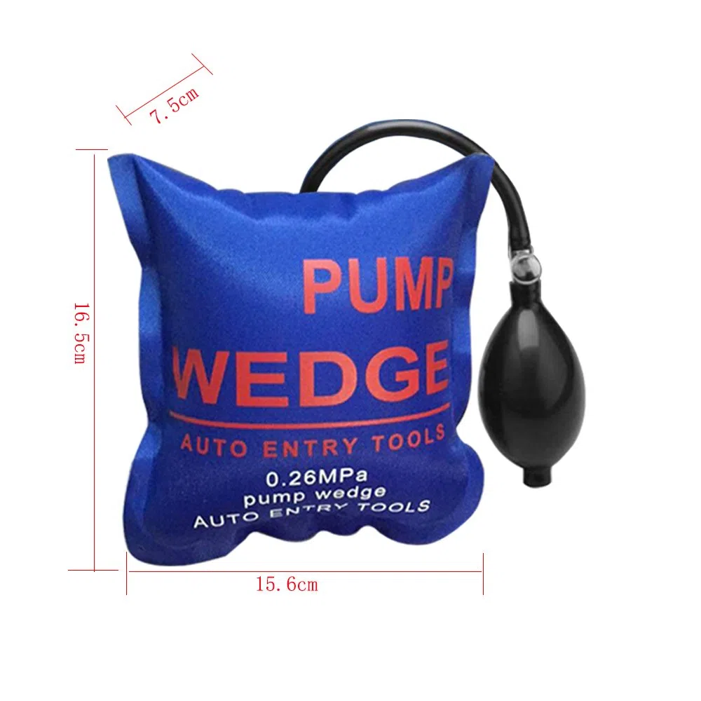 WANYI 6 Piezas Cuña de Aire de Bomba, Air Wedge Bomba de Aire Barra de palanca Inflable Grandes Peso de Carga de 300 kg para puerta/palanca(Plaza)