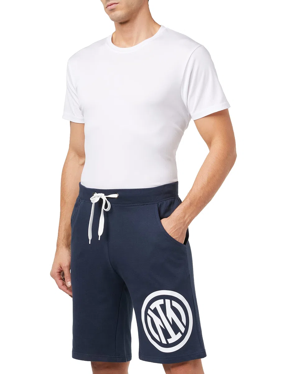 Inter I M New Logo Short - Pantalones Cortos Informales Unisex Adulto