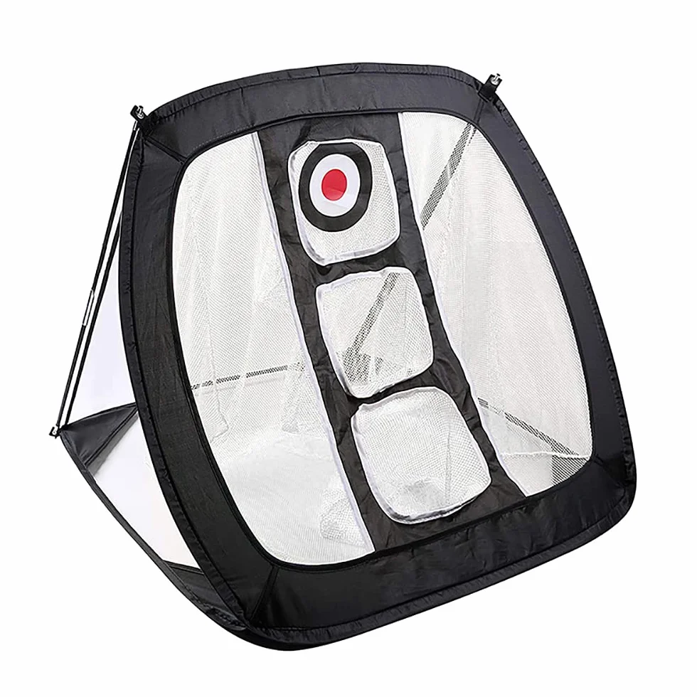 Red plegable para deportes al aire libre, red de práctica de golf, herramienta de práctica de columpio, accesorio de portería de golf