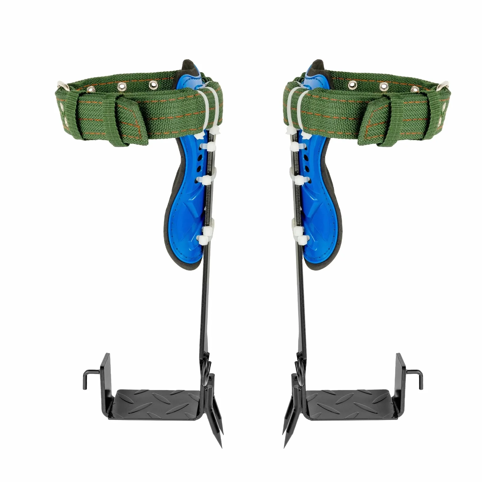 Juego de equipo de escalada de árboles, con correa de seguridad para el pie y correa para el tobillo, altura ajustable, cuerda de sujeción para crampones, herramienta de escalada, capacidad de