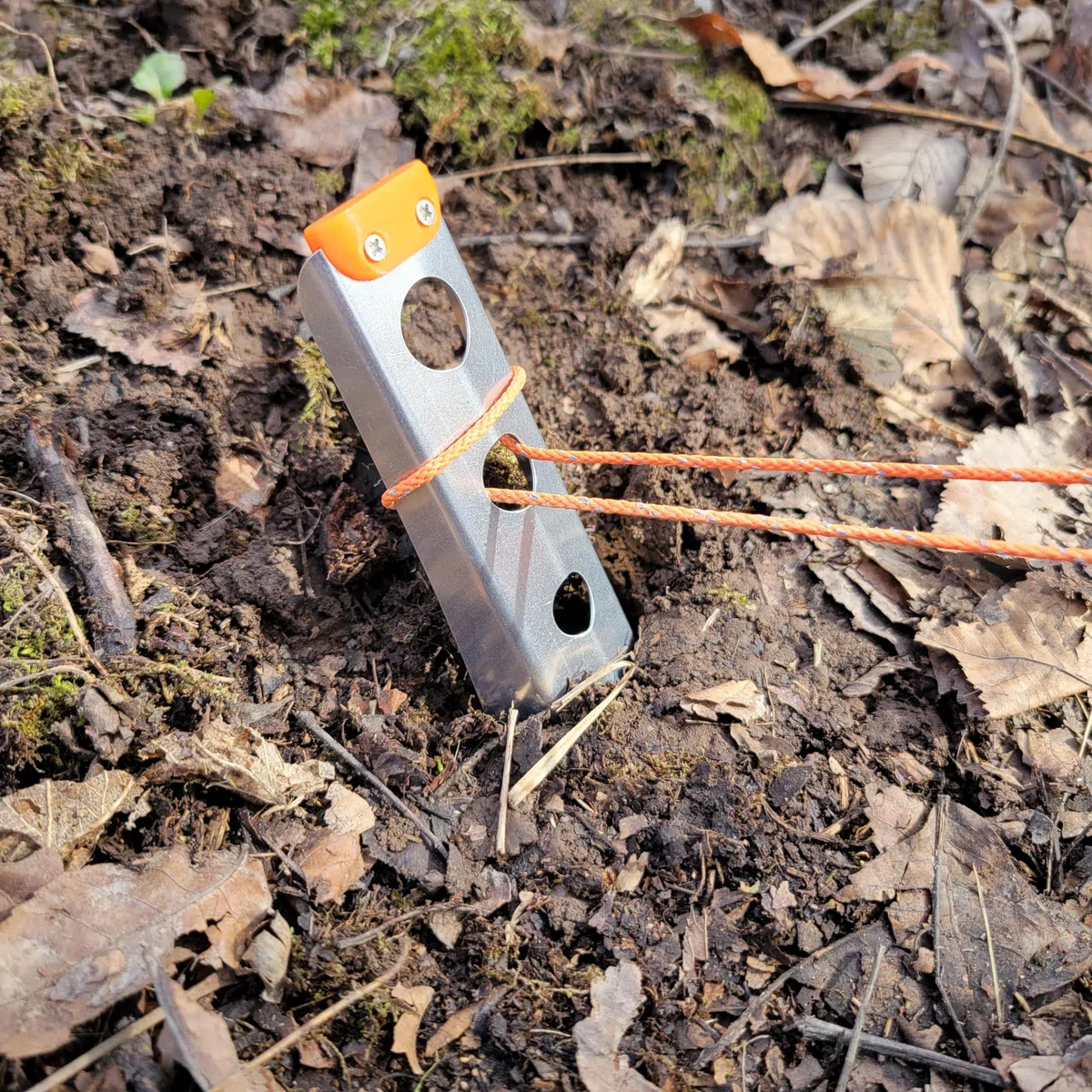 Pala Ultraligera para mochileros (Naranja)