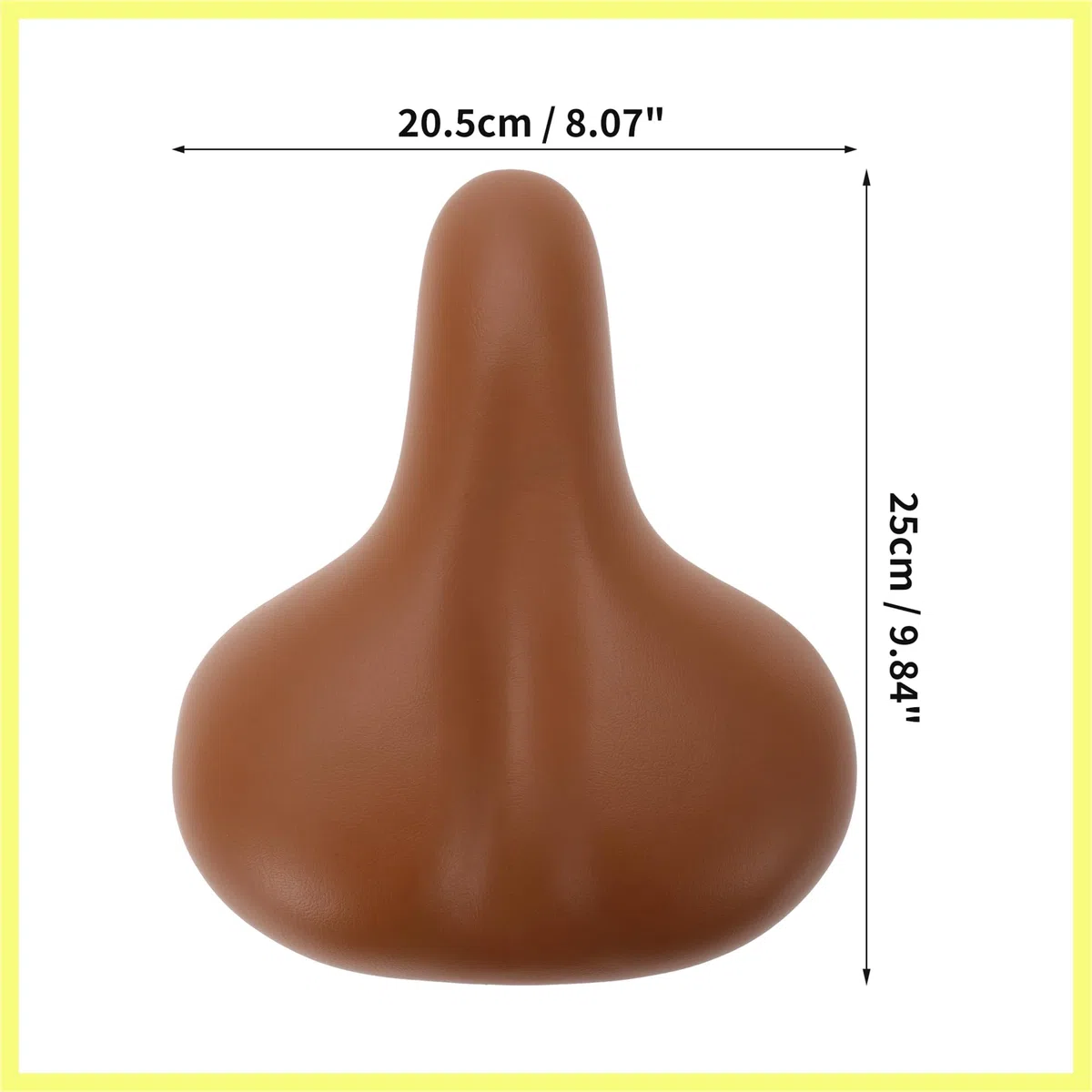 QUARKZMAN 1 Juego De Sillín De Bicicleta Sillín De Bicicleta Impermeable De Poliuretano con Herramientas Sillín De Bicicleta Cómodo con Absorción De Impactos Marrón