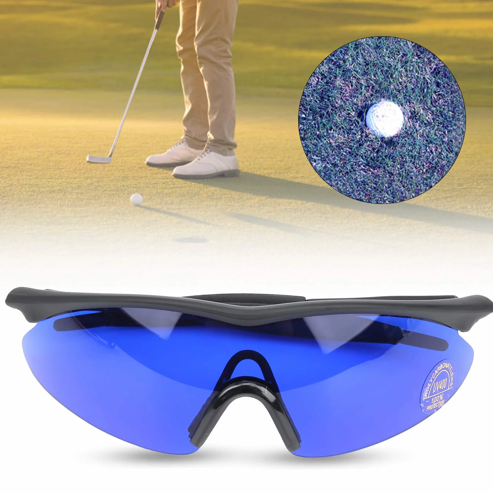 Gafas de Buscador de Pelotas de, Lentes Profesionales con Paño de Vidrio, Adecuadas para Actividades Al Aire