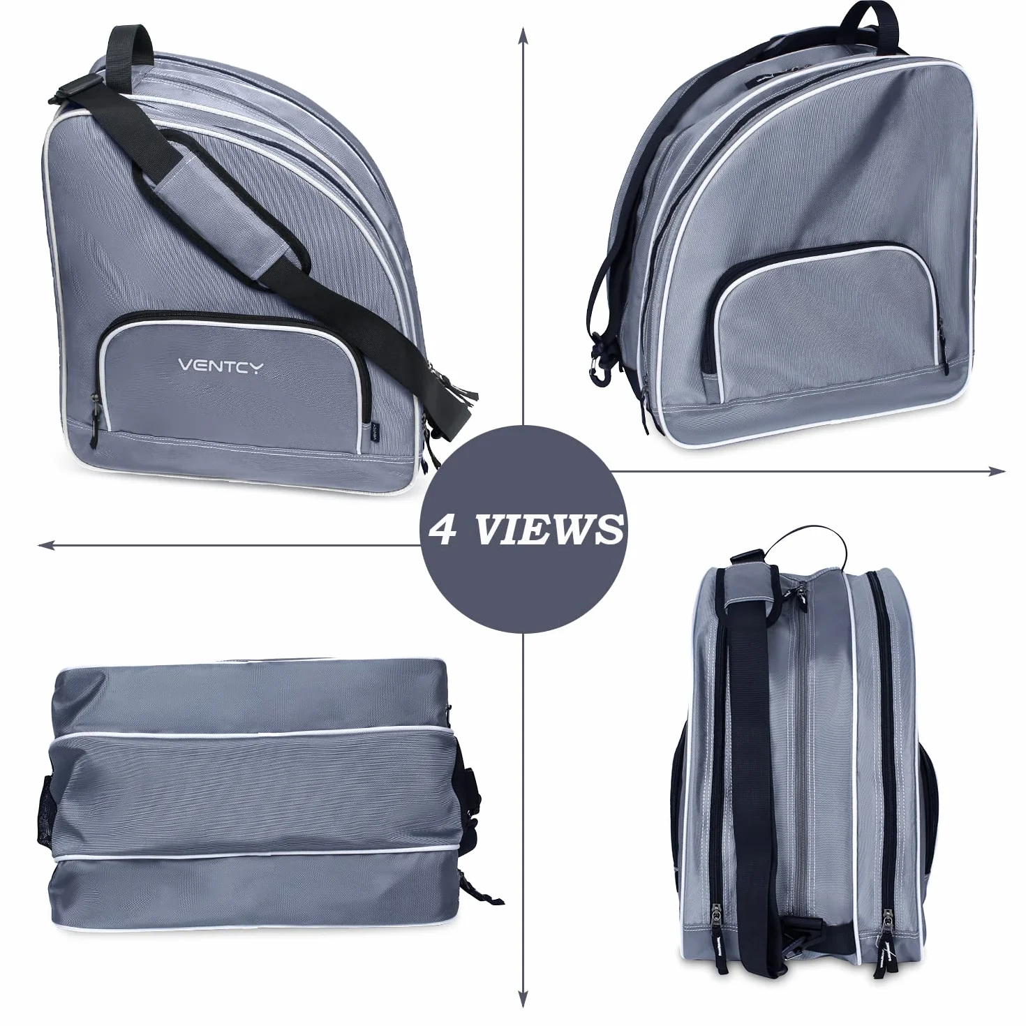 Bolsa para Patines Adulto 4 Ruedas Tamaño 45 EU