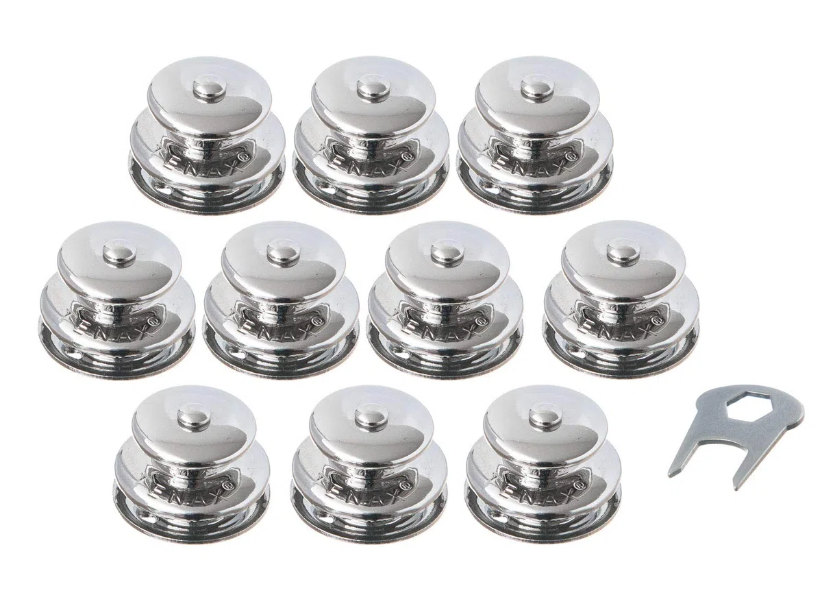 10 piezas superiores TENAX grandes + 1 llave TENAX