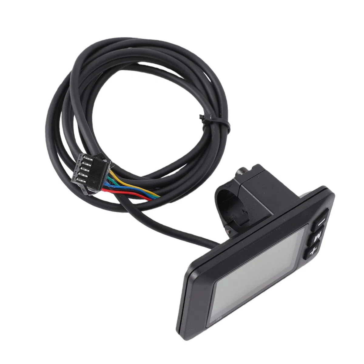 Luocute Medidor de Pantalla LCD para Bicicleta Eléctrica, Panel de Control de Bicicleta Eléctrica con Conector Impermeable, para Modificación de Scooter Eléctrico y